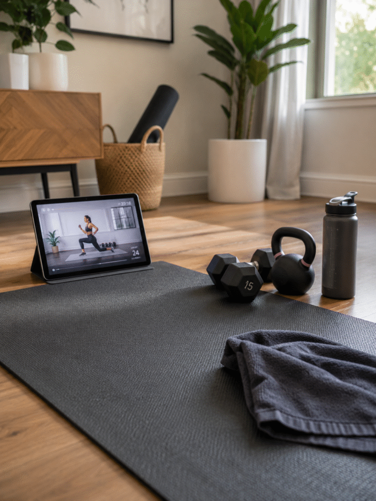 Plan online de Sofia para entrenar en casa